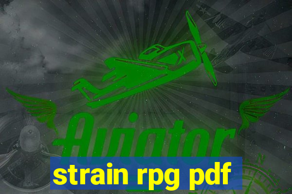 strain rpg pdf